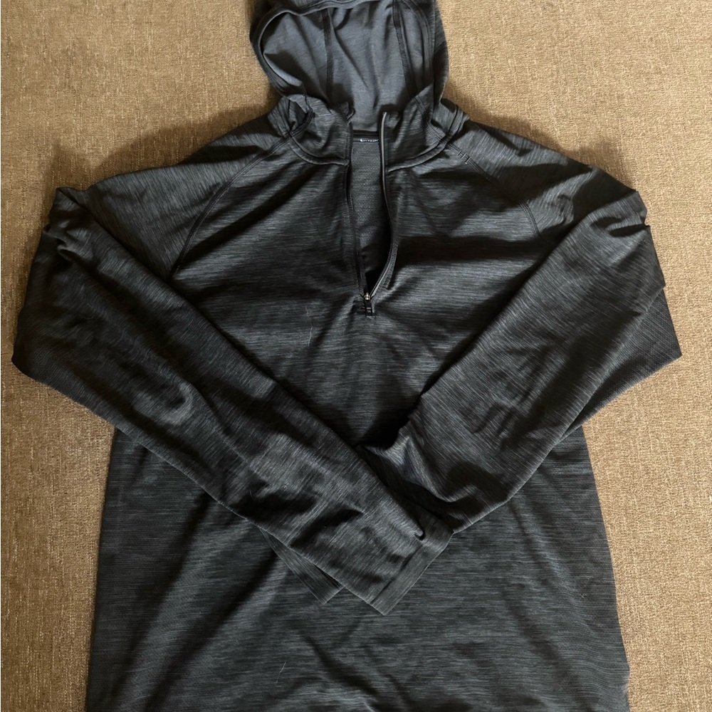 lululemon athletica Charcoal Gray Hooded Jacket